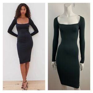 ARITZIA TEN BY BABATON Horizon Dress in Scarab green. * Size XS *